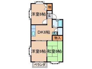 ホワイトハイツの物件間取画像